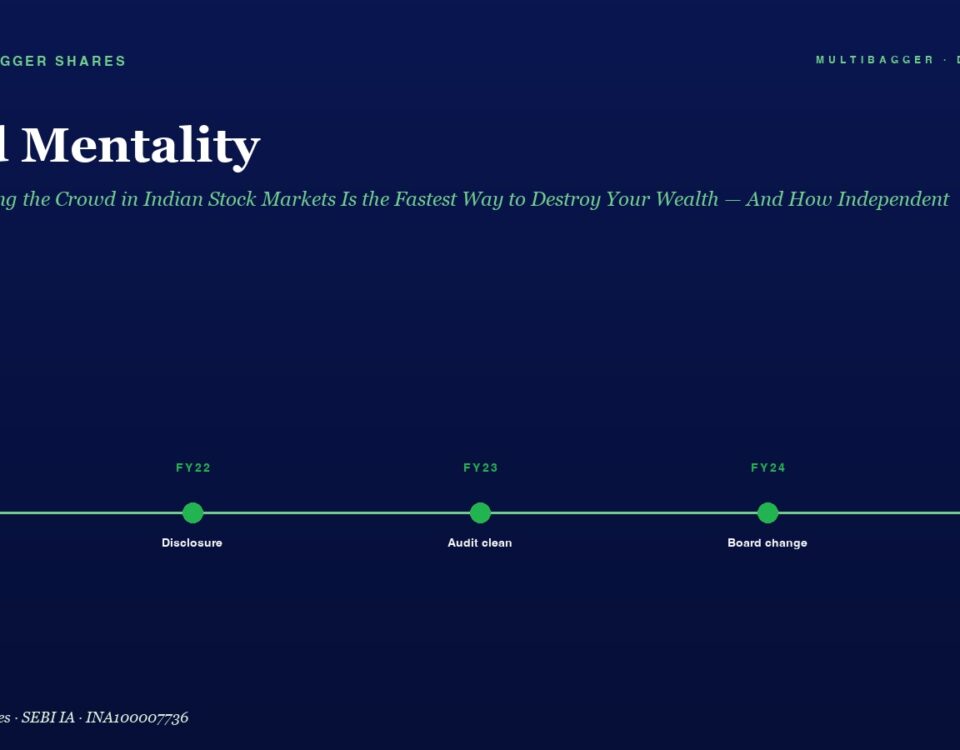 Header herd Mentality with Subtitle and a Horizontal Timeline from Fy21 to Fy25 Showing Milestones Compliance Disclosure Audit Clean Board Change All Boxes