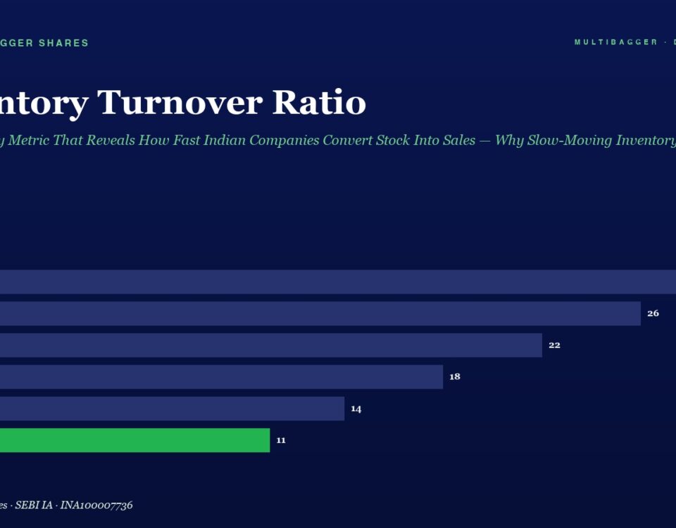 Bar Chart Showing Inventory Turnover Ratio by Year Fy20 28 Fy21 26 Fy22 22 Fy23 18 Fy24 14 Fy25 11 green for Fy25