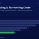 mbcover1934creditratingborrowingcosts | Multibagger Shares Title and Subtitle About Credit Rating and Borrowing Costs with a Horizontal Bar Chart Showing Yearly Values Fy20fy25 on a Dark Blue Background