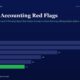 Bar Chart Titled Forensic Accounting Red Flags Showing Yearly Values Fy20fy25 Decreasing from 32 to 11 Fy25 Bar is Green