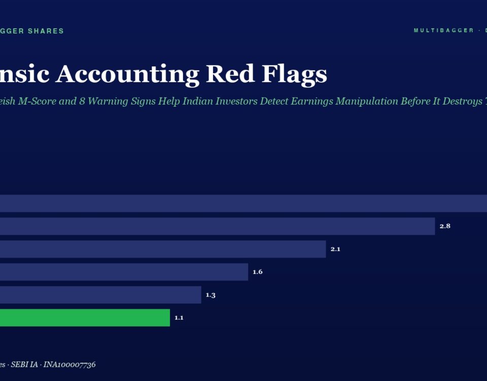 Bar Chart Titled Forensic Accounting Red Flags Showing Yearly Values Fy20fy25 Decreasing from 32 to 11 Fy25 Bar is Green