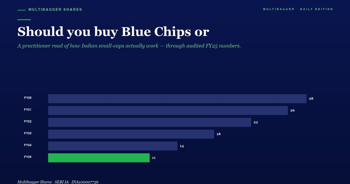 Mbcover Should You Buy Blue Chips Or S 1200x630 - Multibagger Shares