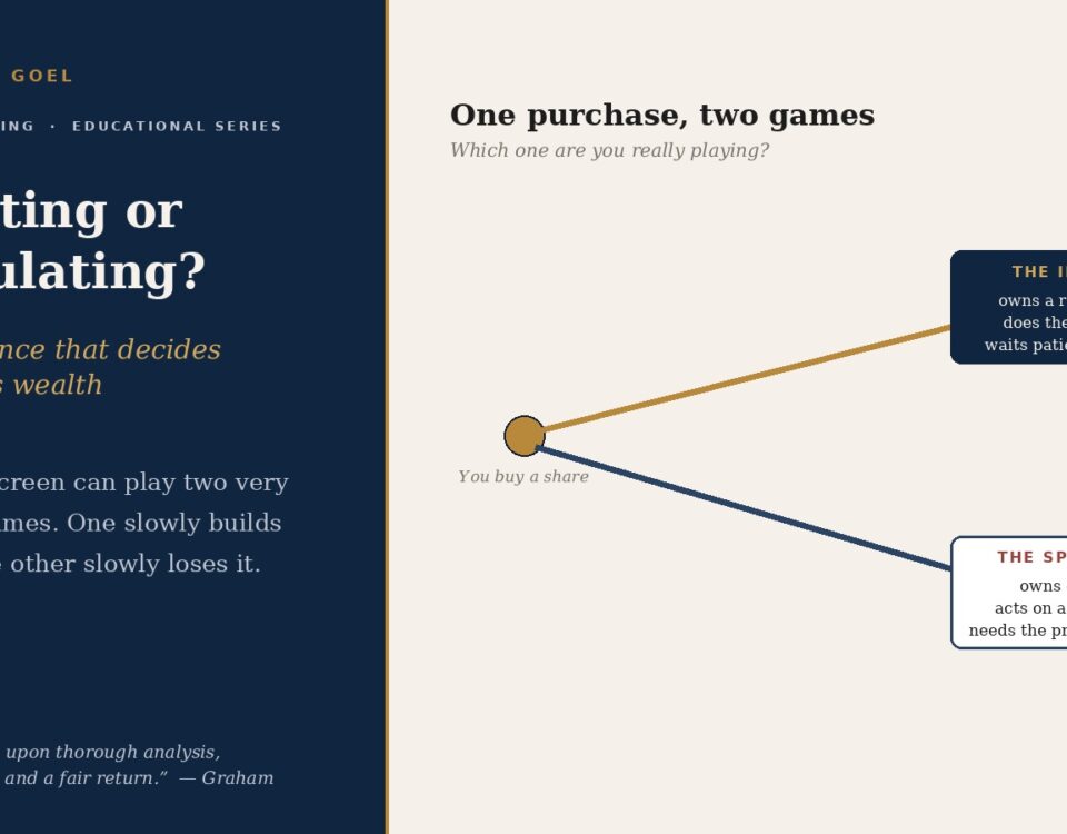 Investing or Speculating the Difference That Decides Who Builds Wealth
