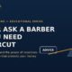 cover | Multibagger Shares Hero Banner for Manish Goels Value Investing Educational Series never Ask a Barber if You Need a Haircut with Advice Button and Seesaw Graphic on Dark Blue