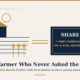 Header Illustration with a Stylized Farm house Lines Suggesting Fields and Posts and a Navy share Card for an Article About Share Ownership in Business