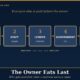 Cover Illustration a Queue of Five Boxes Marked Suppliers Staff Lender Government and Owner with the Owner Box in Gold at the End of the Line Under the Headline the Owner Eats Last