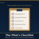 Cover illustration a navy clipboard with a gold checklist of five ticked boxes under the headline The Pilots Checklist | Multibagger Shares Cover Illustration a Navy Clipboard with a Gold Checklist of Five Ticked Boxes Under the Headline the Pilots Checklist