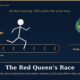 Cover illustration a running figure on a moving belt that carries the ground backwards a small gold flag staying in the same spot and a calm tree standing still on the right under the headline The Red Queens Race | Multibagger Shares Cover Illustration a Running Figure on a Moving Belt That Carries the Ground Backwards a Small Gold Flag Staying in the Same Spot and a Calm Tree Standing Still on the Right Under the Headline the Red Queens Race